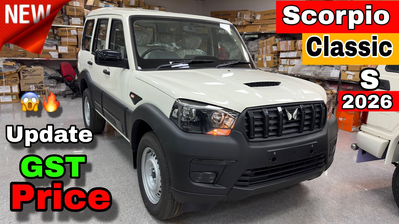 Mahindra Scorpio Classic S Base Model 2026 ₹OnRoad 🔥Price 2026 Mahindra Classic S Details Reviews 