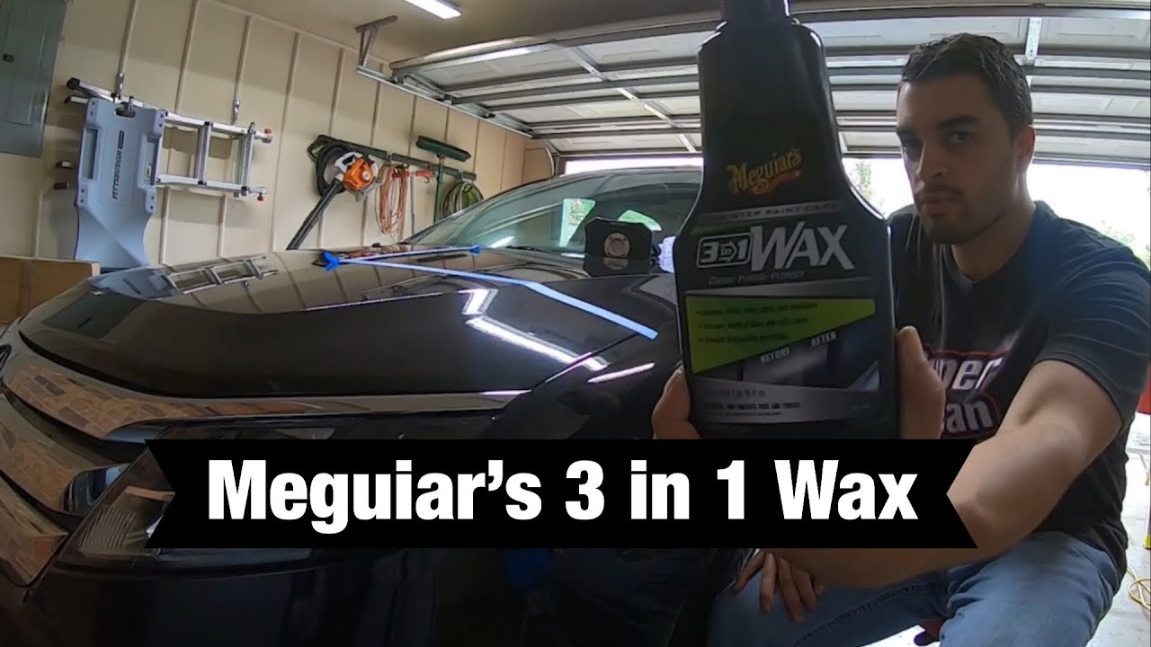 Meguiar’s 3 In 1 Wax the Perfect Polish For Beginners!