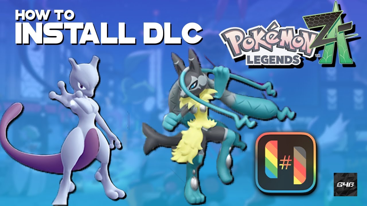 Как установить DLC и обновления на эмуляторе Ryujinx/Ryubing [Mewtwo & Lucario] Pokemon Mega Dime...