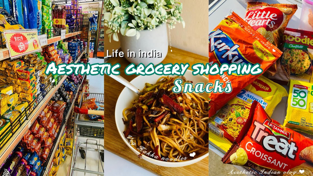 Buying indian snacks🎀🍟|aesthetic indian vlog🇮🇳  | Korean spicy noodles 🌶️ | Aesthetic ASMR vlog 🍃