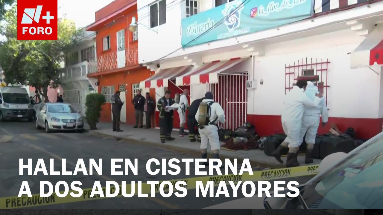 Hallan a pareja de adultos mayores desaparecidos en cisterna de la GAM