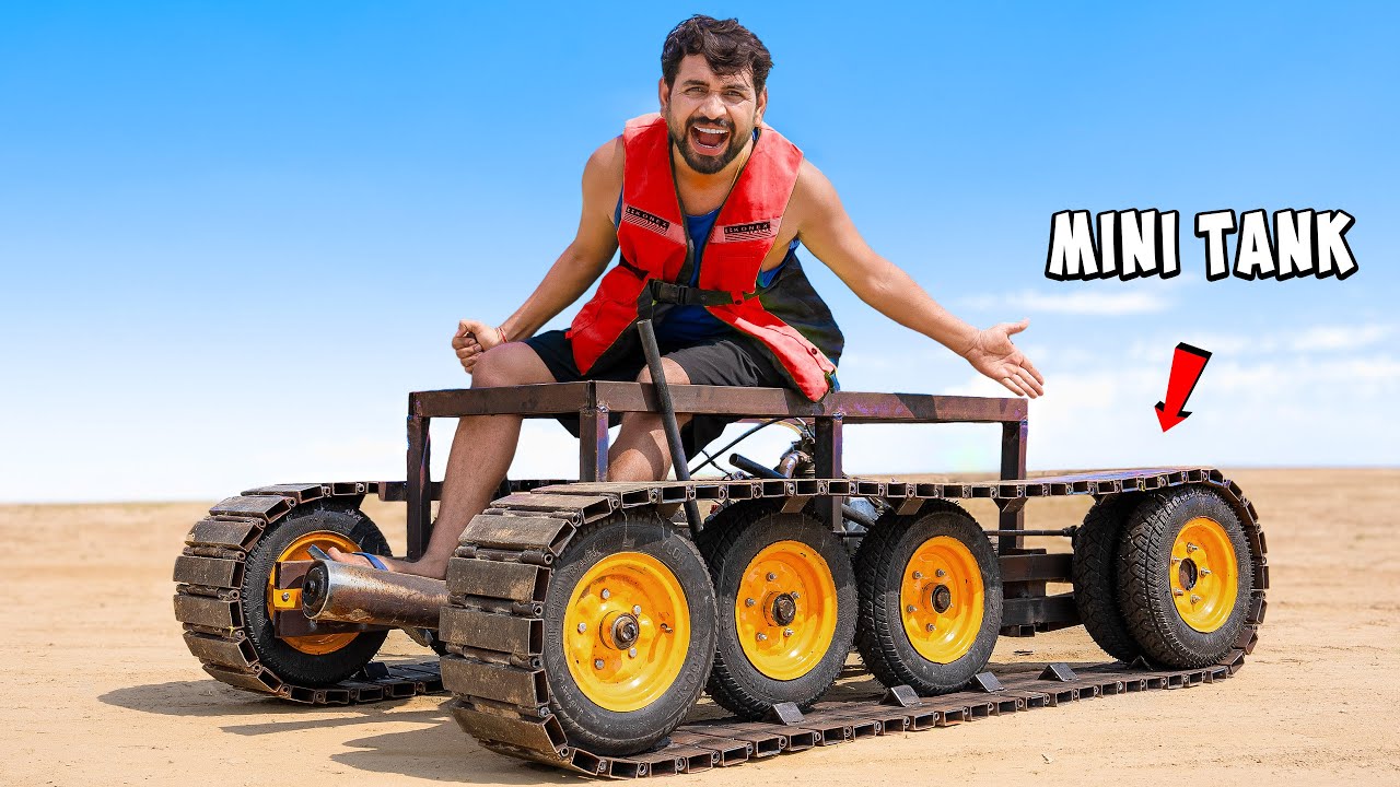 We Are Building Real Army Tank - ख़ुद कि चलती फिरती तोप...🔥