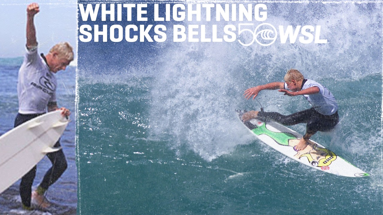 White Lightning shocks Bells Beach, Fanning rings first Bell | WSL50