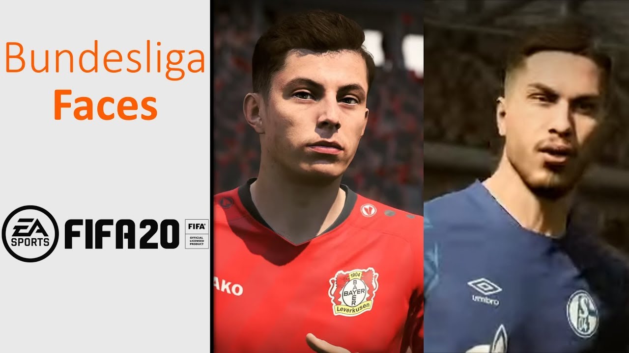 FIFA 20 - Alle neuen Bundesliga Faces/Gesichter!