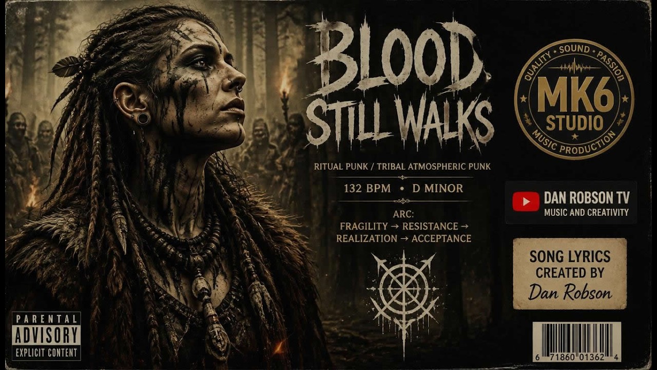 (( ELETRONIC FUSED - BLOOD STILL WALKS )) Song lyrics created by Dan Robson !!!