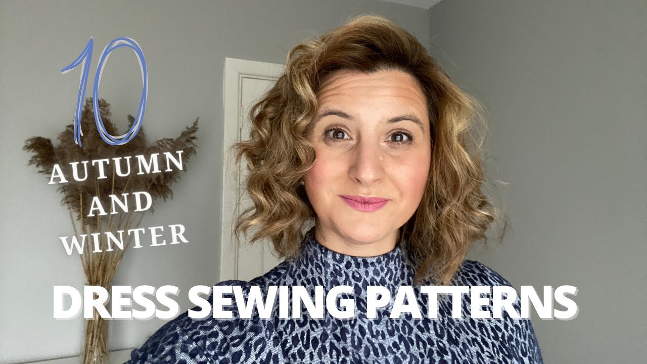 Top 10 Dress Sewing Patterns Autumn Winter 2021 including  3 FREE patterns