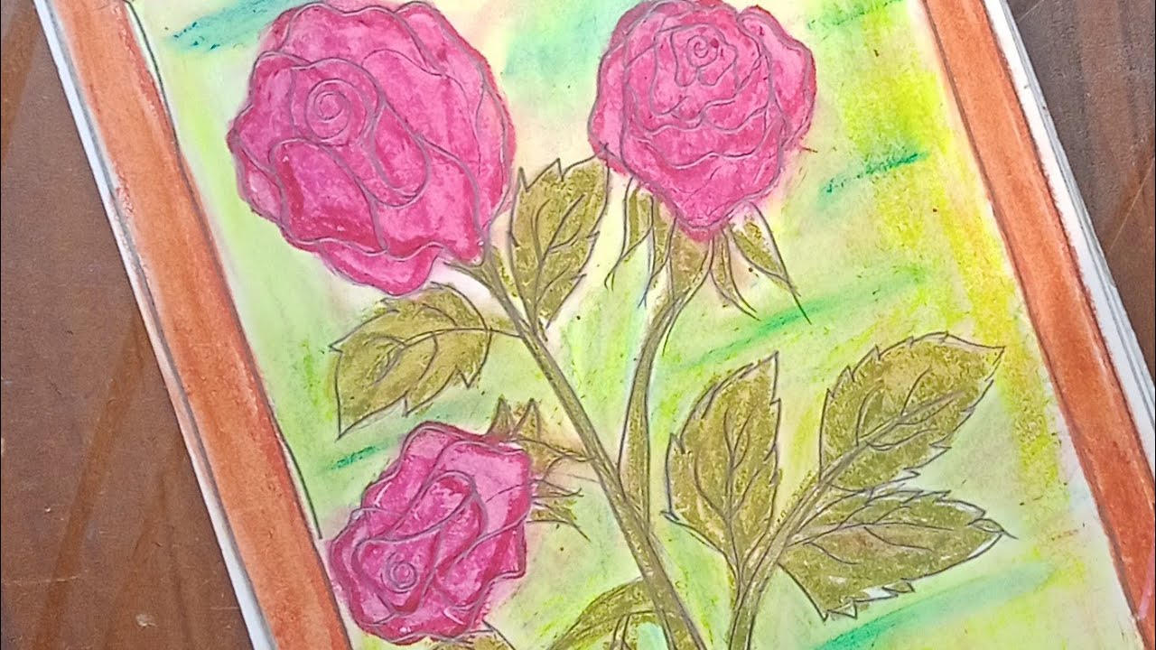 How To Draw 🌹 Rose Flower? Rose Flower Kaise Banaye?
