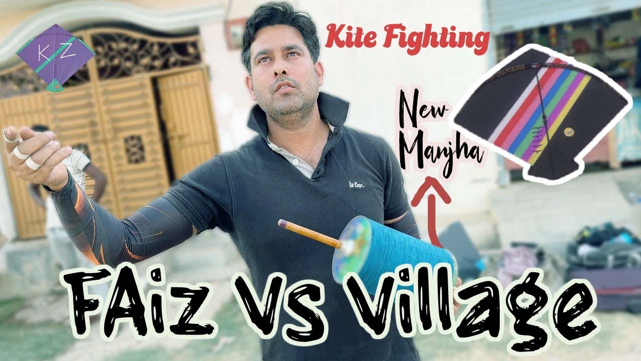 Village Team Vs Faiz Team | Dekhiye Village Team Ke Kaliya Ka Jalwa | Kite Cutting | Kite Flying