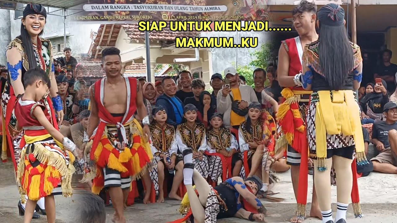 Jathil Cantik Siap Jadi Makmum Kentong Suro Ganong,Pongge Sampai Cemburu