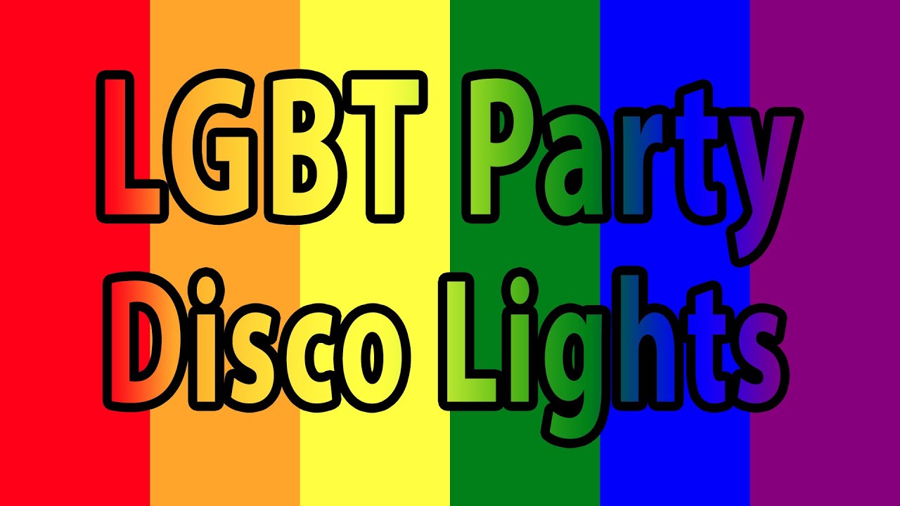 10 Hours of LGBT Party Lights in 4K | Disco Lights [FLASHING!]