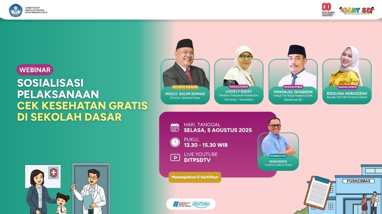 Sosialisasi Pelaksanaan Cek Kesehatan Gratis di Sekolah Dasar