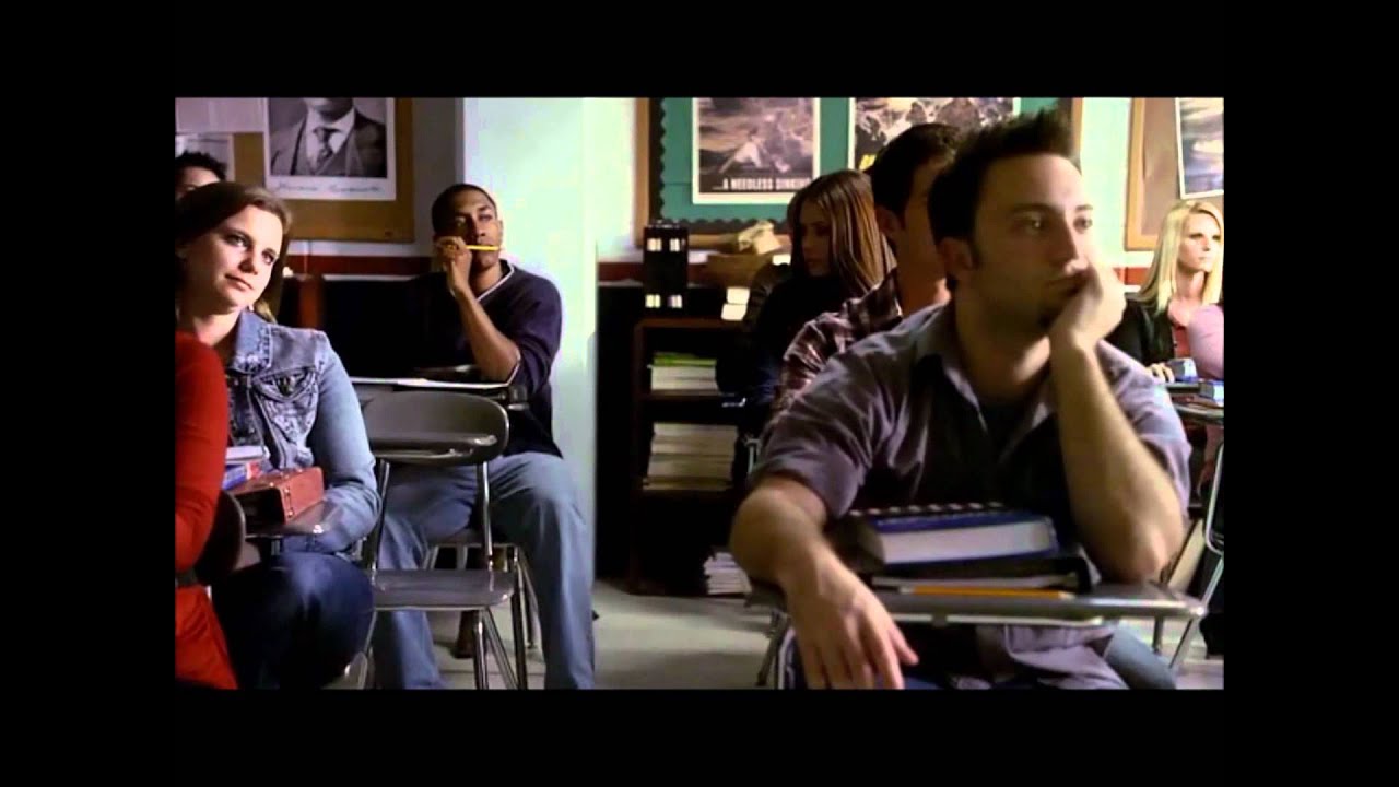 Alaric Saltzman's first day at Mystic Falls High School