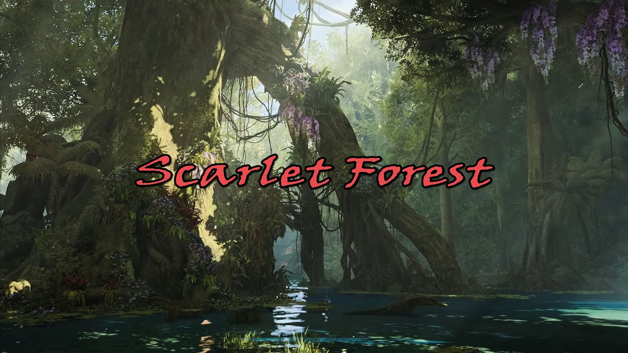 MHWilds [🌿 Nature Soothing Sound] Scarlet Forest