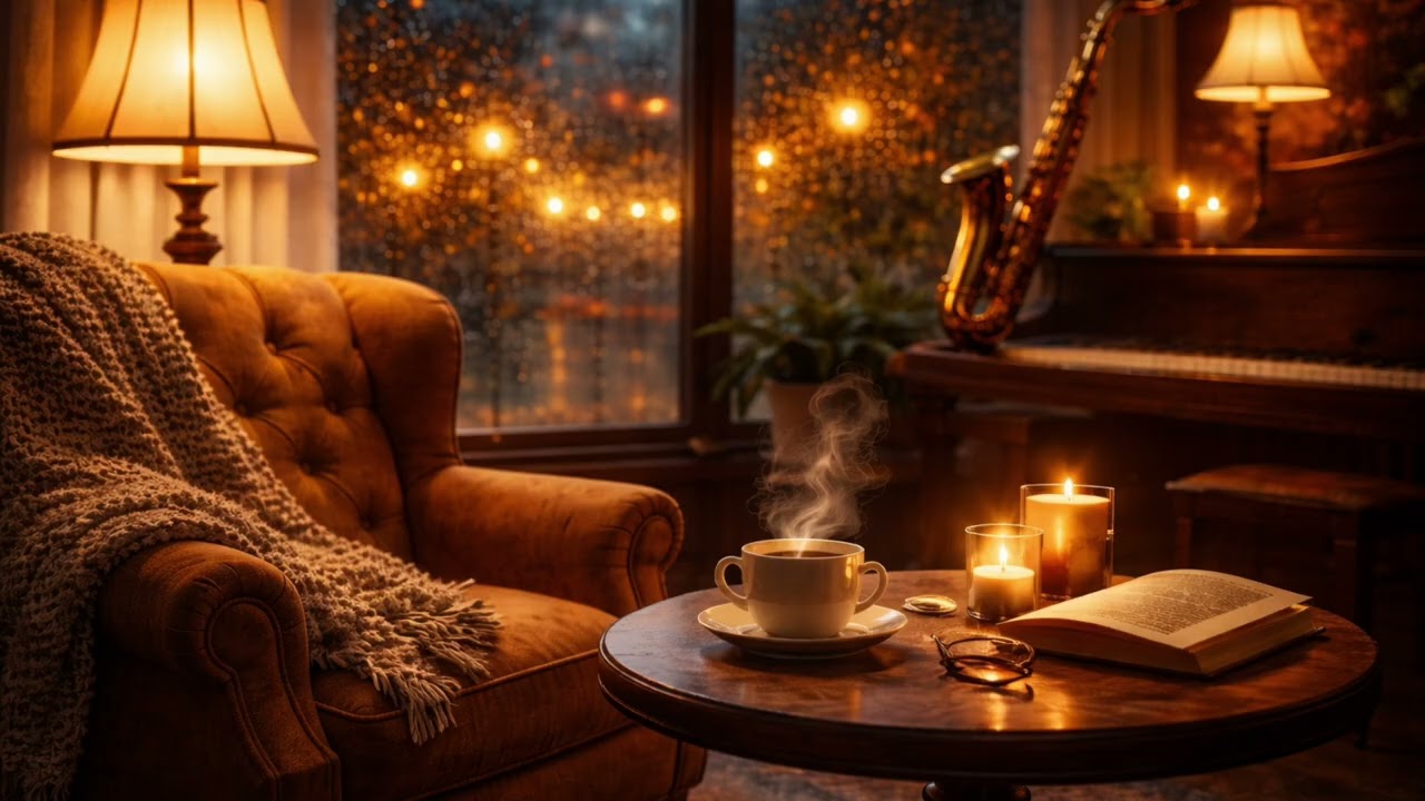 Midnight Piano & Sax Jazz 🌙 | Cozy Instrumental Jazz for Deep Focus (15 Min)