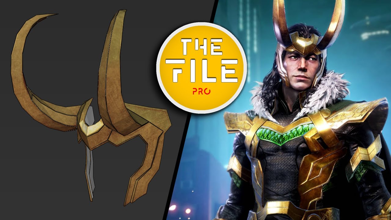 Loki Cuernos MRF Pepakura Foam | The File Pro