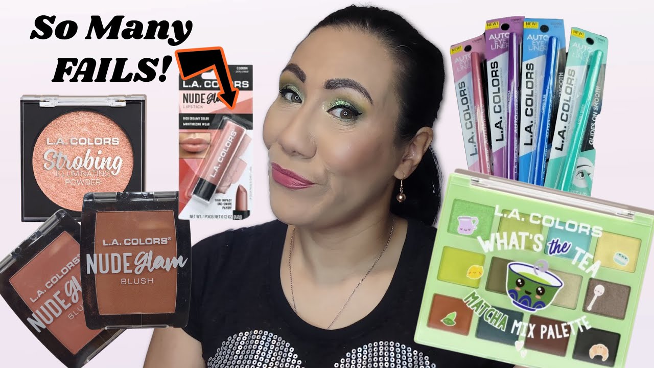 LA Colors What's the Tea Matcha Mix Palette | Nude Glam | Shimmer Eye Pencils