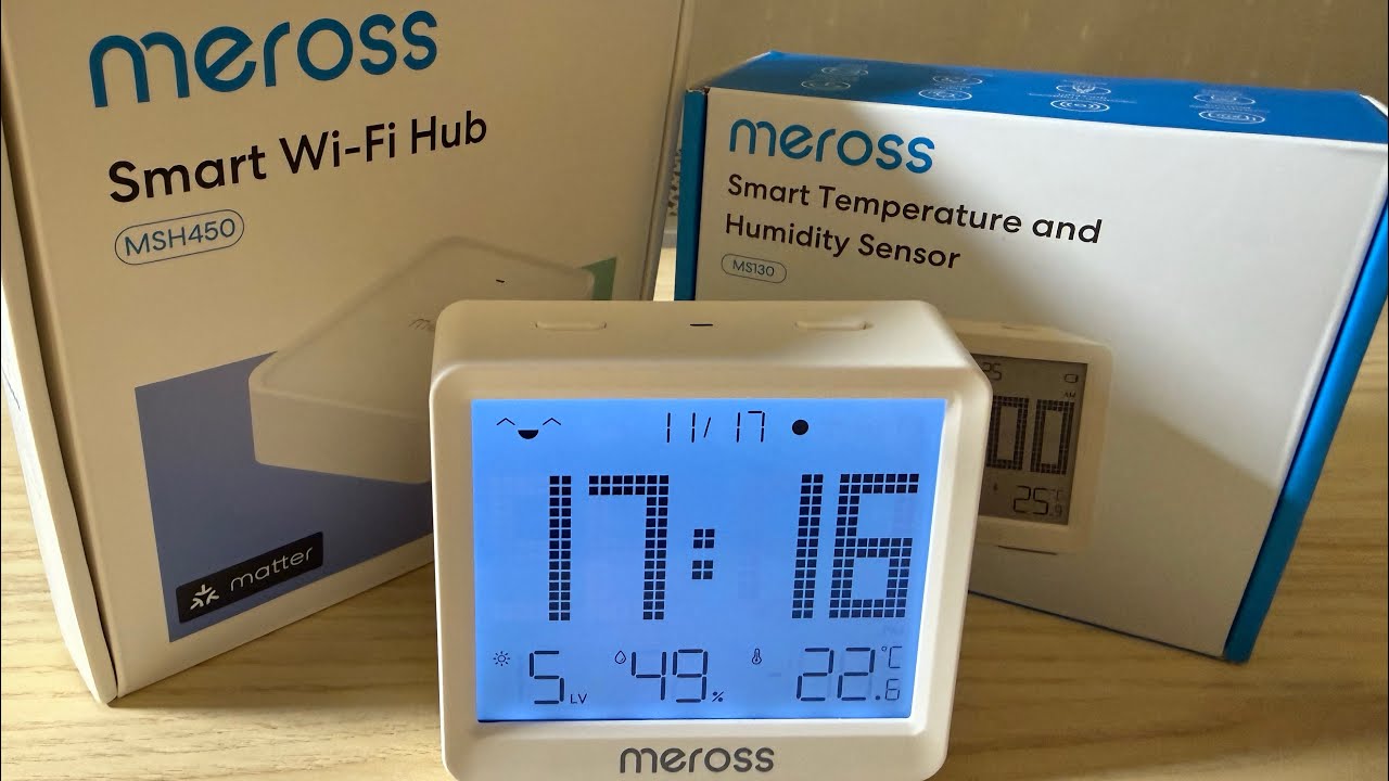 Meross Smart Sensor + MSH450 Wi-Fi Hub with Paring | Unboxing