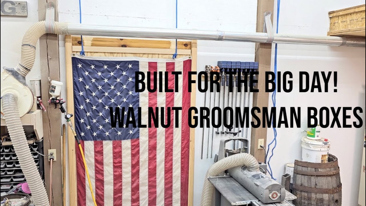 From Walnut to Wedding Day | Custom Groomsman Boxes