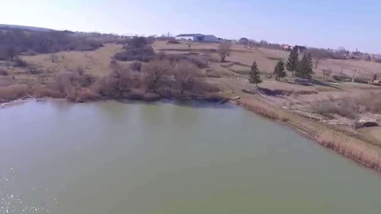 Nagyvázsonyi halastó fentről