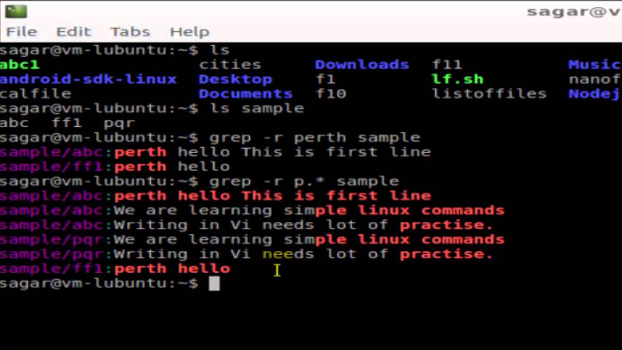 Search for text or pattern in entire directory in Linux