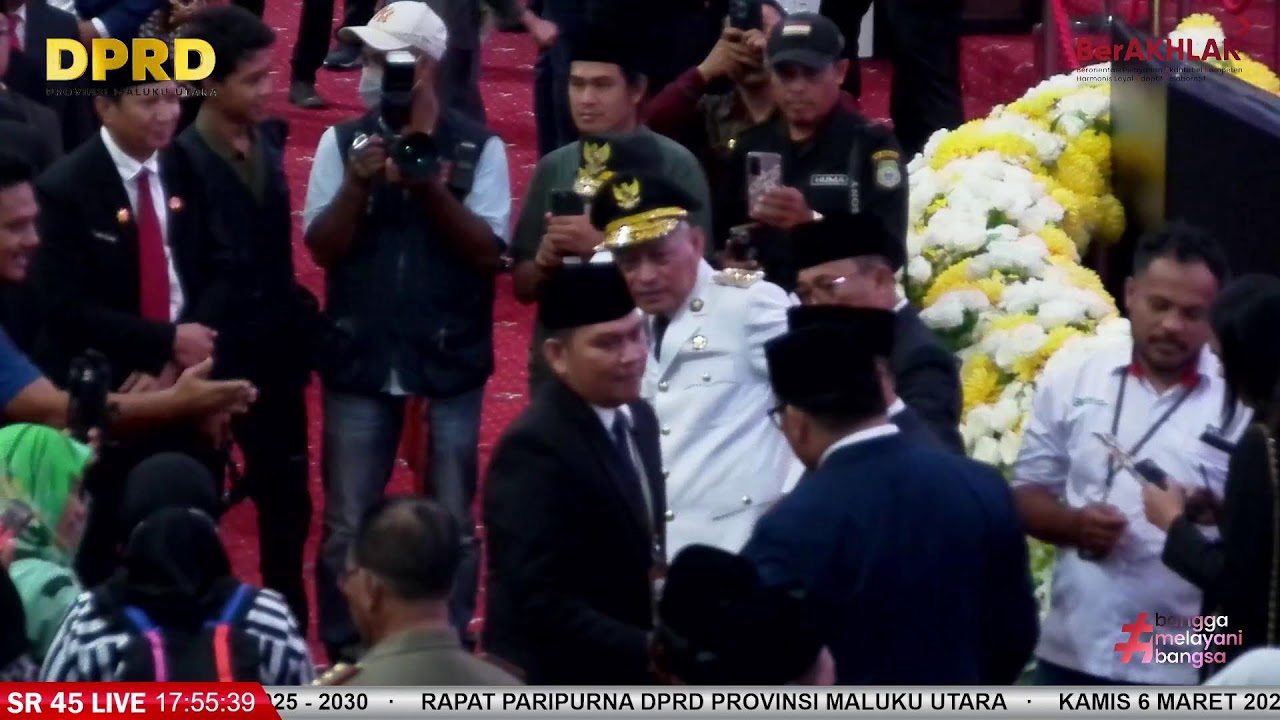 RAPAT PARIPURNA DPRD PROVINSI MALUKU UTARA – KAMIS 6 MARET 2025