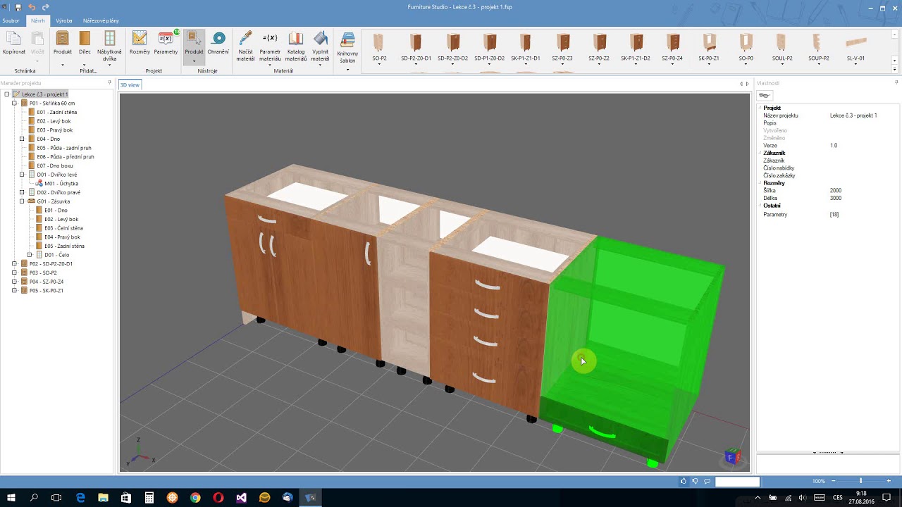 Lekce č.3 - Tvorba vlastního projektu: založení projektu, parametry projektu a využívání šablon