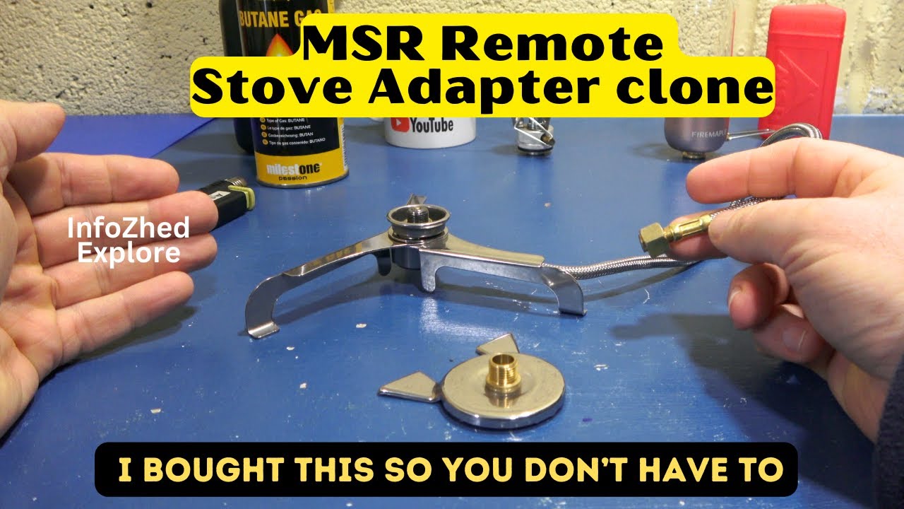 MSR LowDown Remote Stove Adapter Clone (Please do not buy. They are Absolute Garbage !!!)