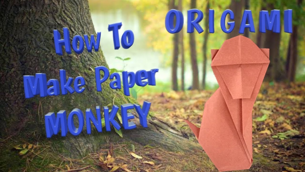 Origami Monkey Easy Steps