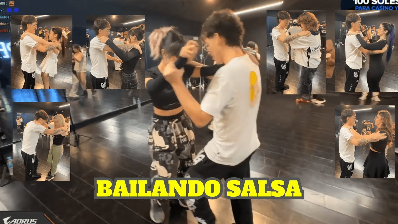 GLOGLO BAILA SALSA CON TODAS SU AMIGAS