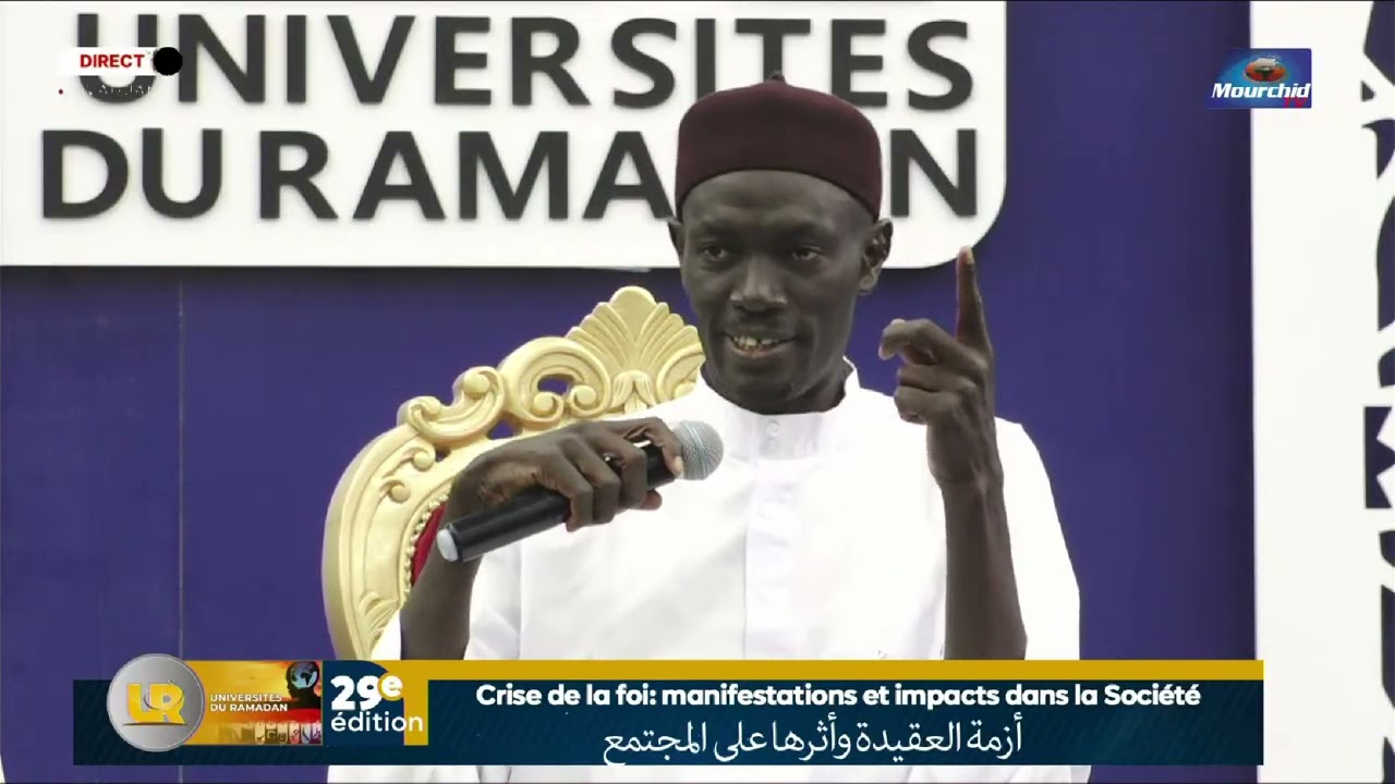🔴UR 2026 | Oustaz Babacar NIANG sur les impacts de la Crise de la foi dans la société