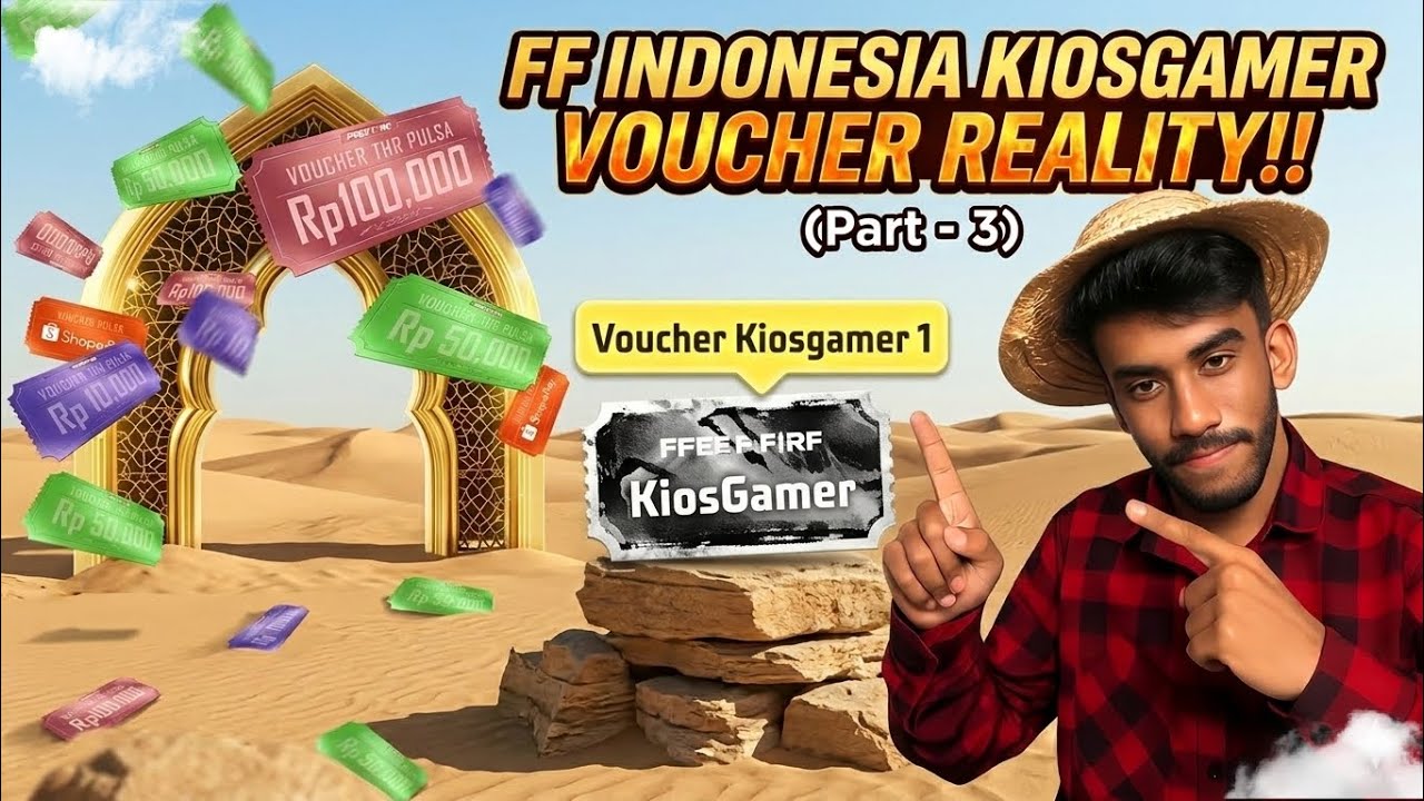 FF Indonesia Server Kiosgamer Voucher Kaise Use Karen ? ☝🏻✅ (Part -3)
