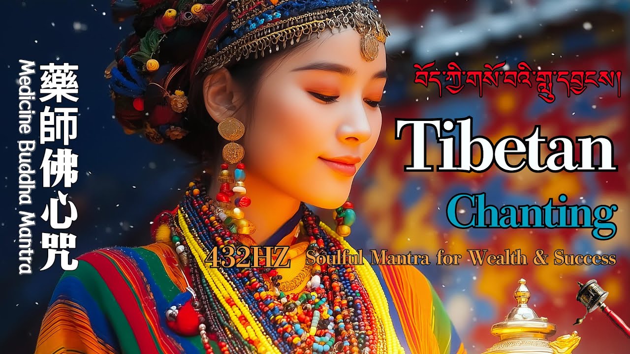 Healing Tibetan Chant | Medicine Buddha Mantra: Eliminate Karma & Disease, Fulfill Wishes #疗愈佛乐 #药师佛