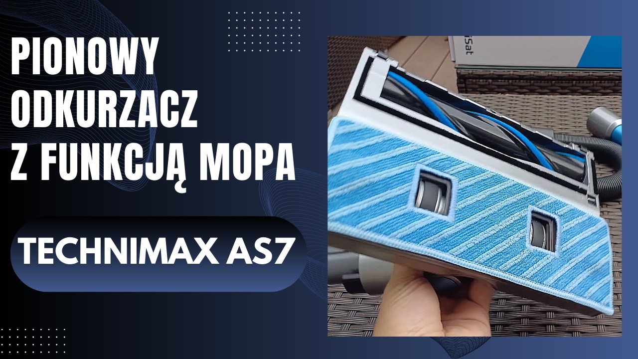 Odkurzacz pionowy TechniSat TECHNIMAX AS7   - recenzja