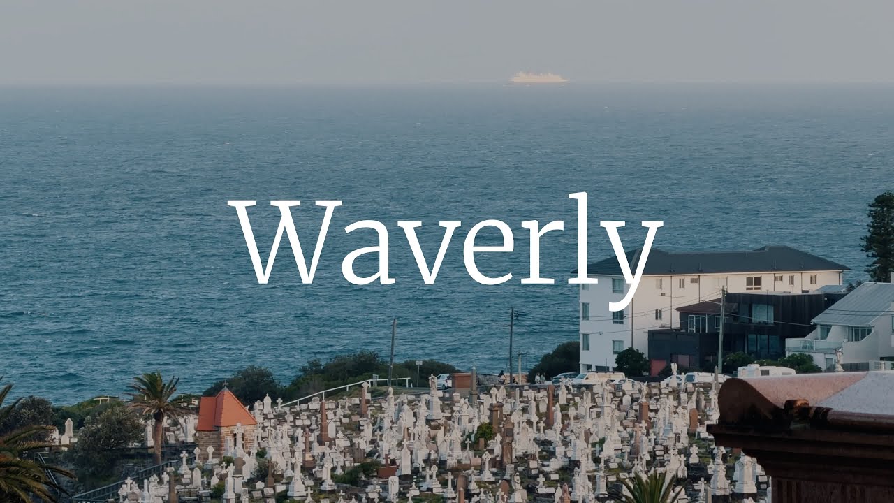 [4K] Waverly Cemetery Lookout Sydney | Stunning Ocean Views | Bronte Beach NSW Australia
