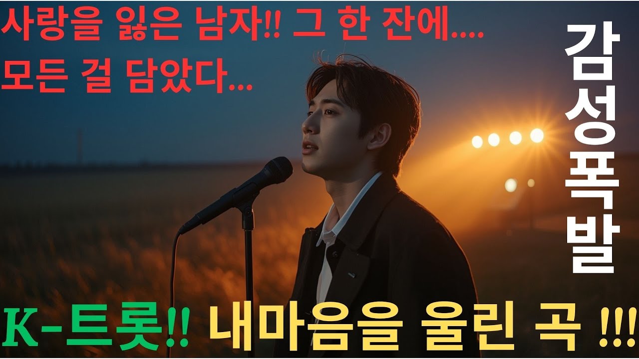 감성트로트 - 그대 한잔, 나 한잔… 잊지 못한 사랑의 마지막 노래