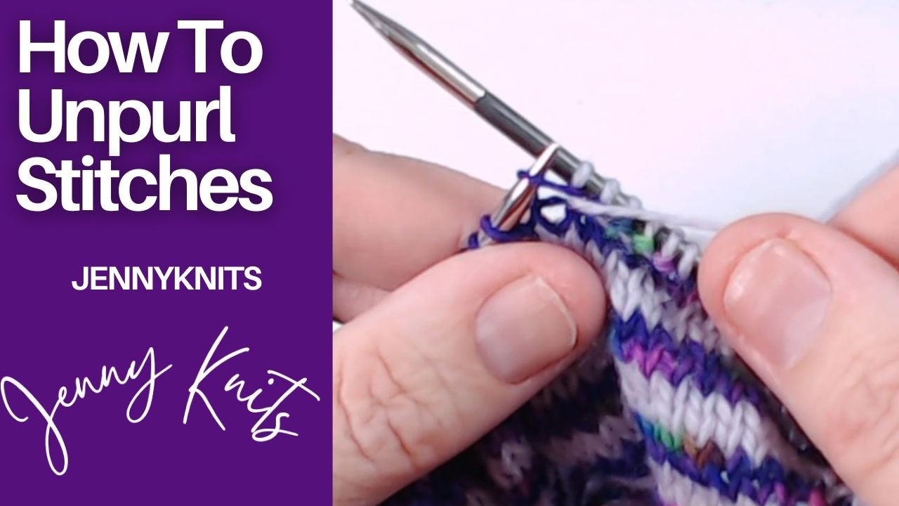 How to Unpurl Stitches (Fix Purl Mistakes Step by Step)