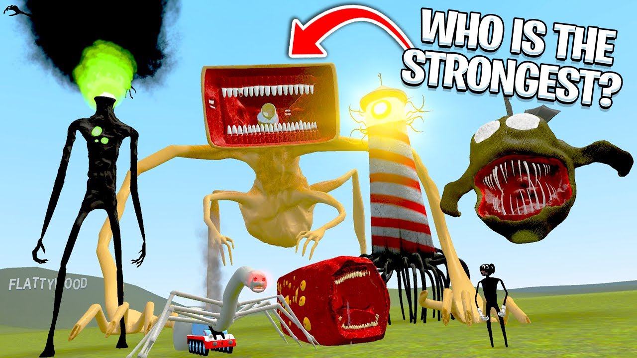 Who is the Strongest JUSTJOEKING Creature?! (Garry's Mod)
