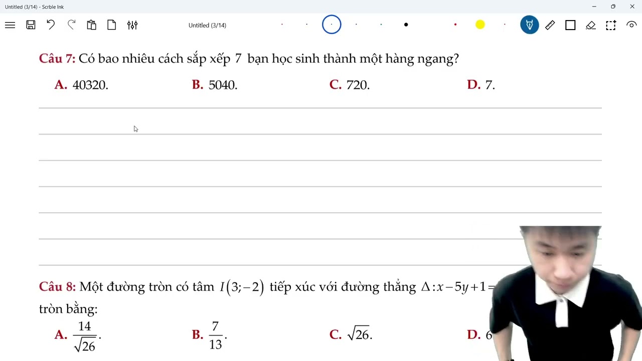 [Toán 10 - 2K10 XPS] Chữa Đề Ôn Tập Giữa Học Kì 2 - Đề Số 2 | Tổ Toán Mapstudy