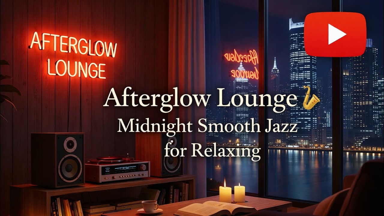 Afterglow Lounge 🌙 Midnight Smooth Jazz for Relaxing, Studying & Night Coffee