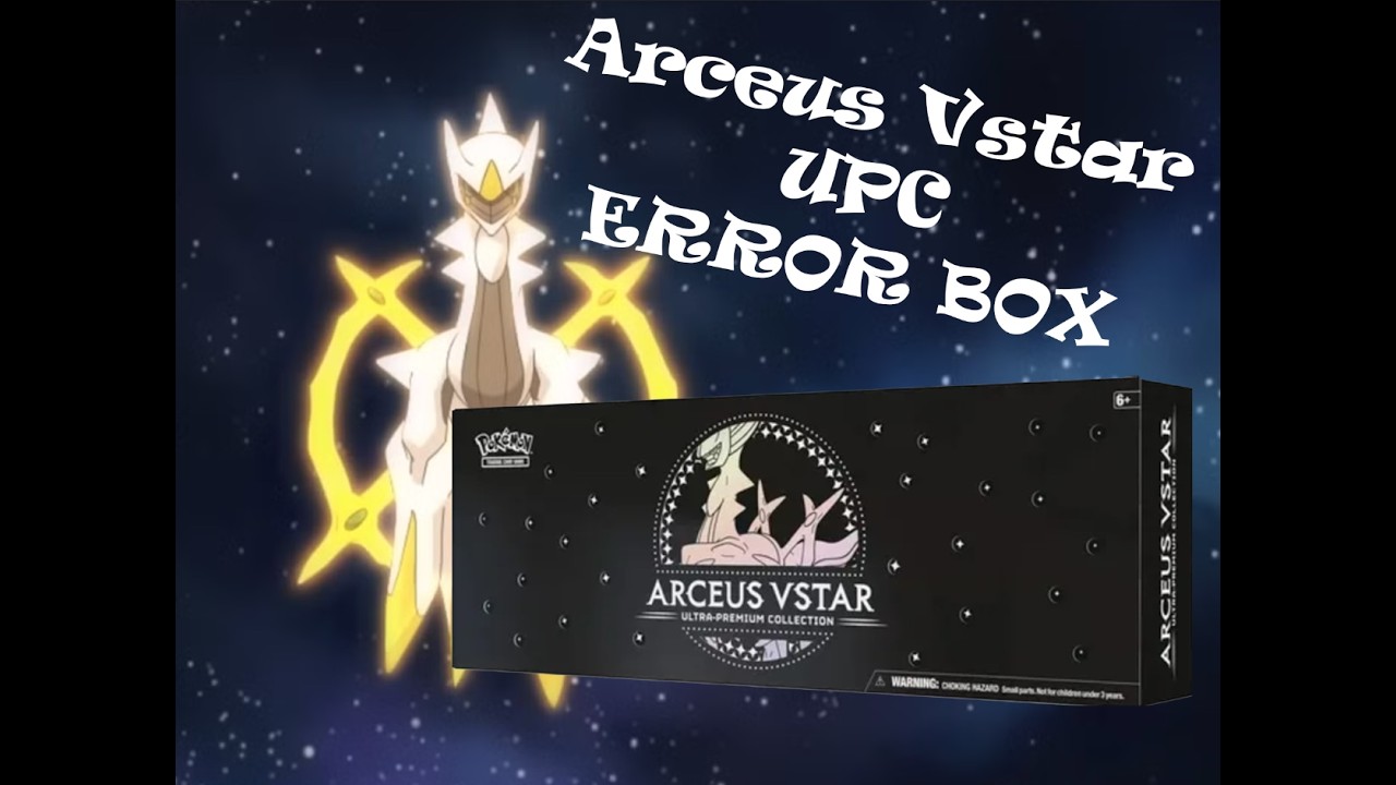 We Opened A Arceus V-Star UPC And Got A ERROR BOX!!!
