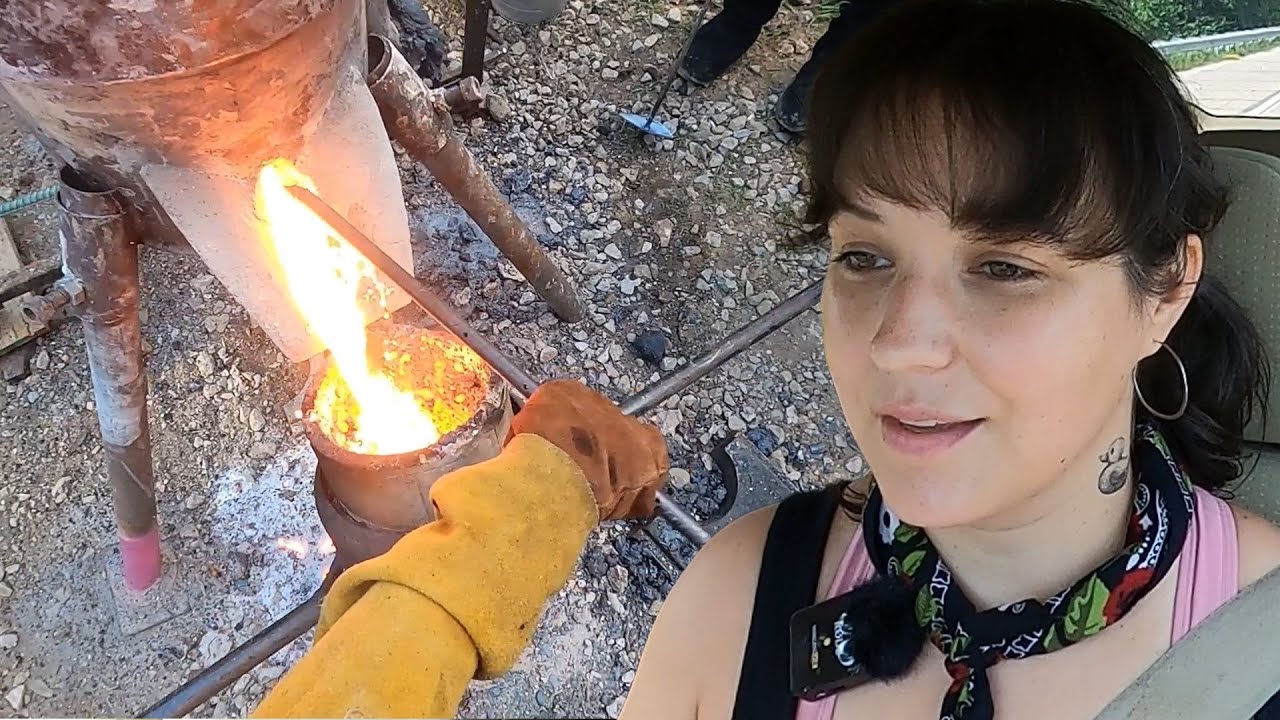 Indiana Iron | Tapping the Furnace! | Sculpture Trails 2023 | Iron Pour Vlog | Cast Iron Art