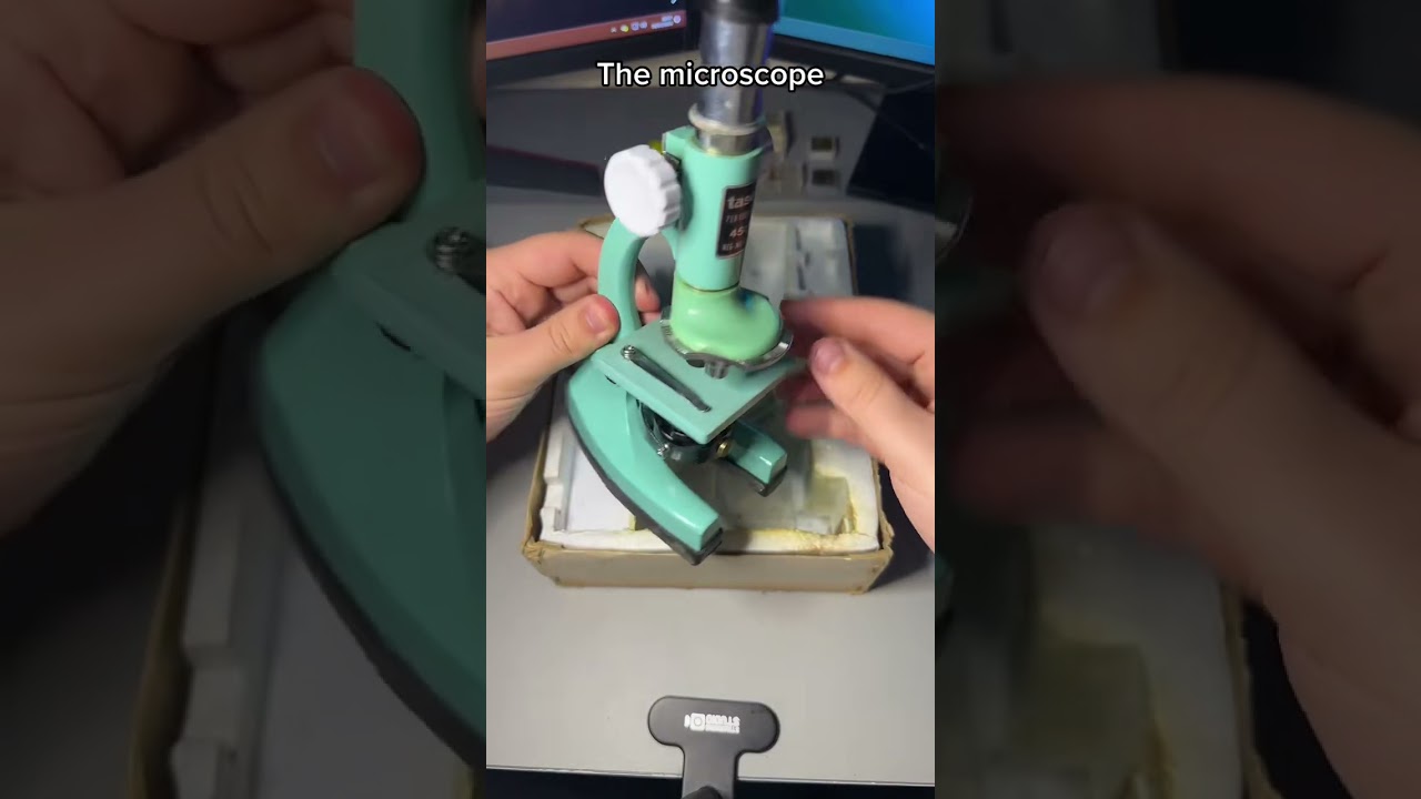 Unboxing a 50-Year-Old Japanese Microscope #japan #microscope