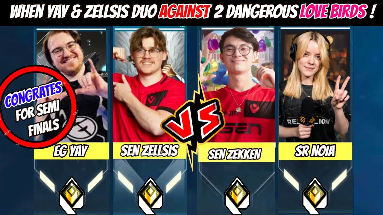 SEN Zekken Duo with SR Noia & Faced his Teammate SEN Zellsis with EG Yay in Ranked | Valorant