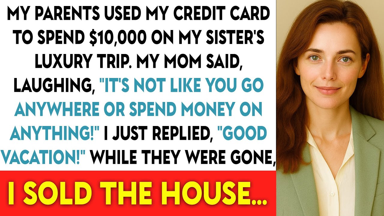 Her Parents Used Her Card to Spend $10,000 on a Luxury Trip — Her Reply Was Not What They Expected