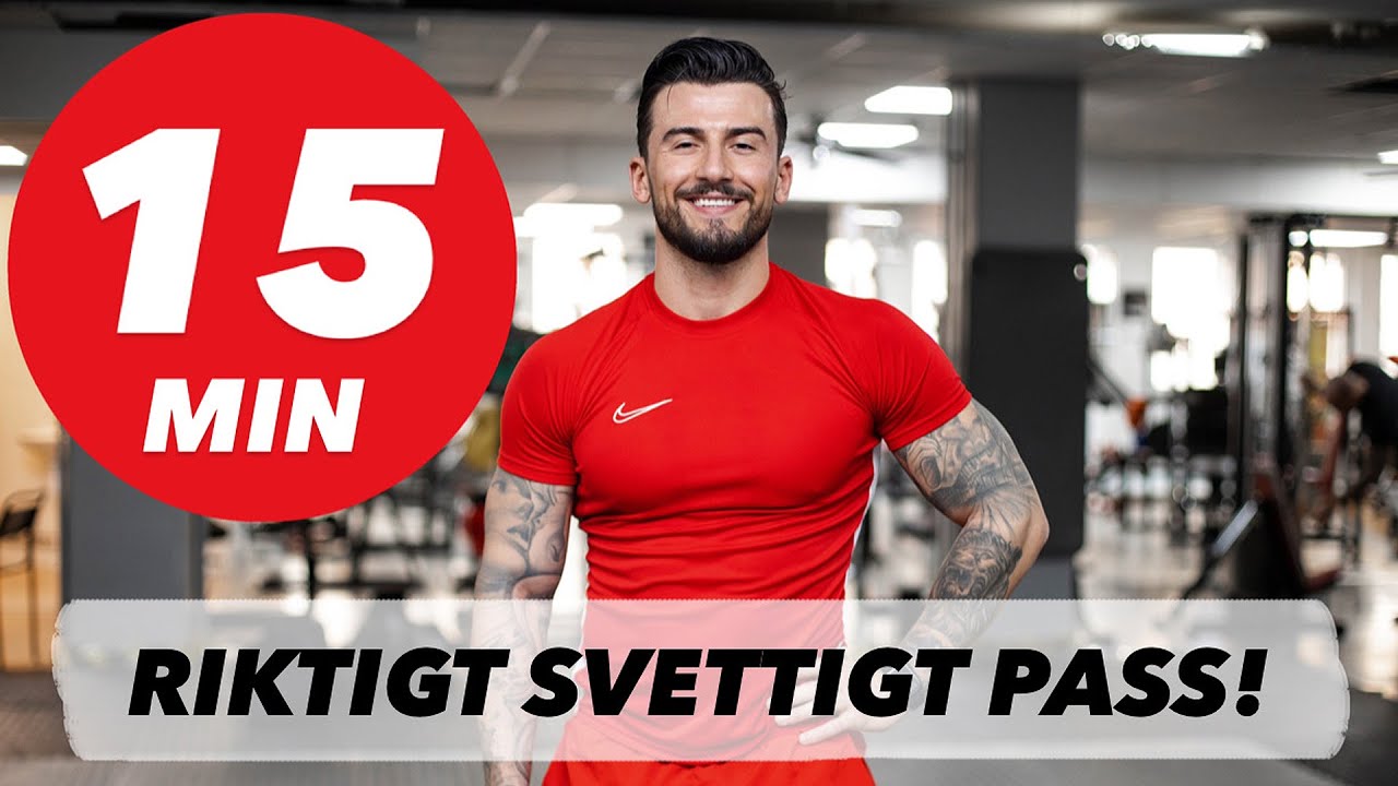 INTENSIVT & SVETTIGT HIIT-PASS P&Aring; 15 MIN! | TRAINWITHSMAIL