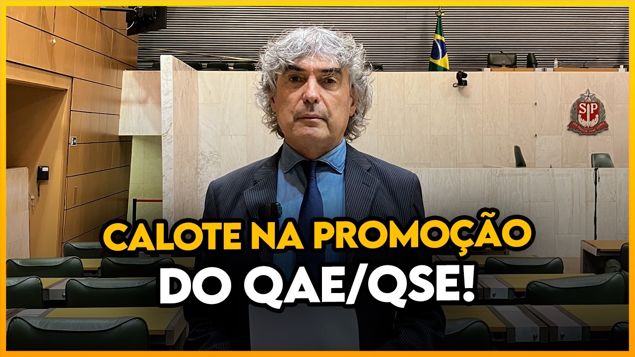 Governo Tarcísio dá calote na promoção dos agentes de organização escolar (QAE)