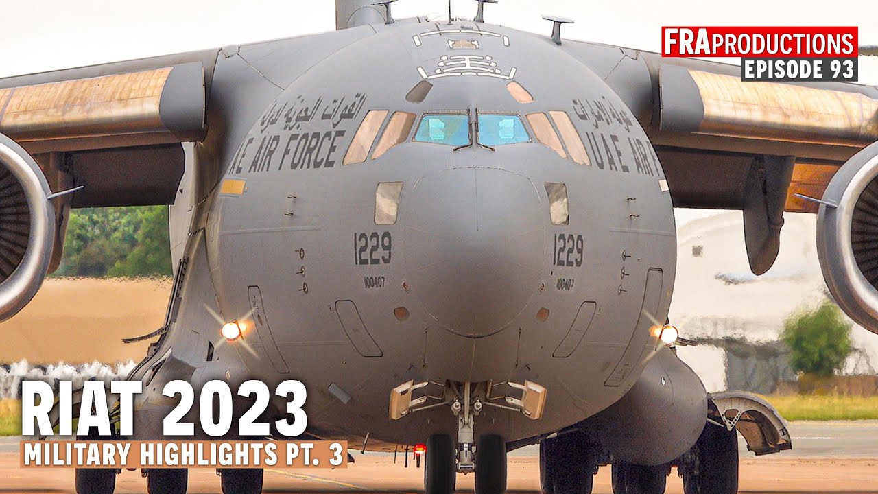 RIAT 2023 HIGHLIGHTS 3/3: Gloster Meteor, Hawker Hunter, Lancaster, A400, JAS-39...
