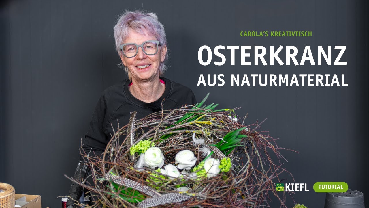 Großes Osternest aus Naturmaterialien | TUTORIAL | DIY | ANLEITUNG ZUM MITMACHEN | Natur | Frühling