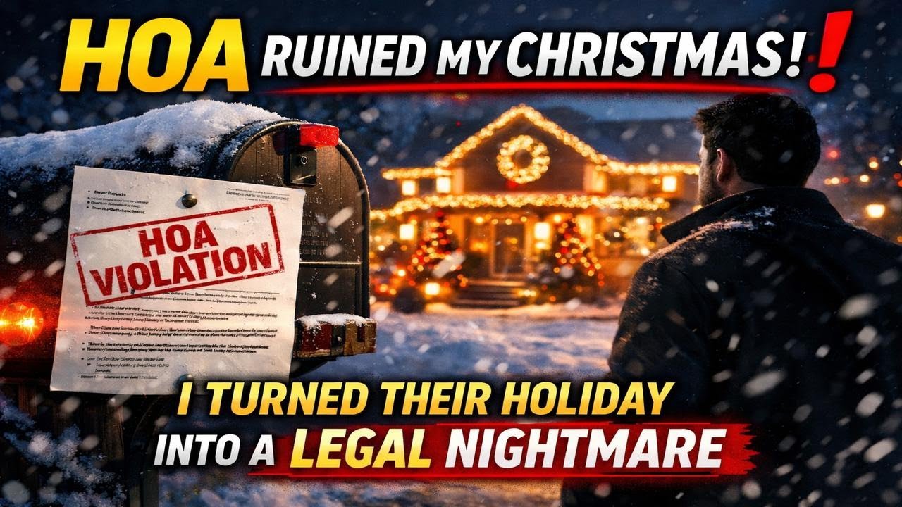HOA Ruined My Christmas Decorations — So I Turned Their Holiday Into a Legal Nightmare