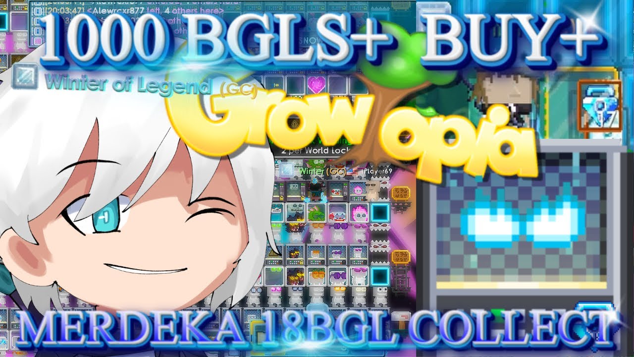MERDEKAA COLLECTING PROFIT FROM 1000+ BGLS BUY+ (TONS BGL COLLECTED) | GROWTOPIA INDONESIA